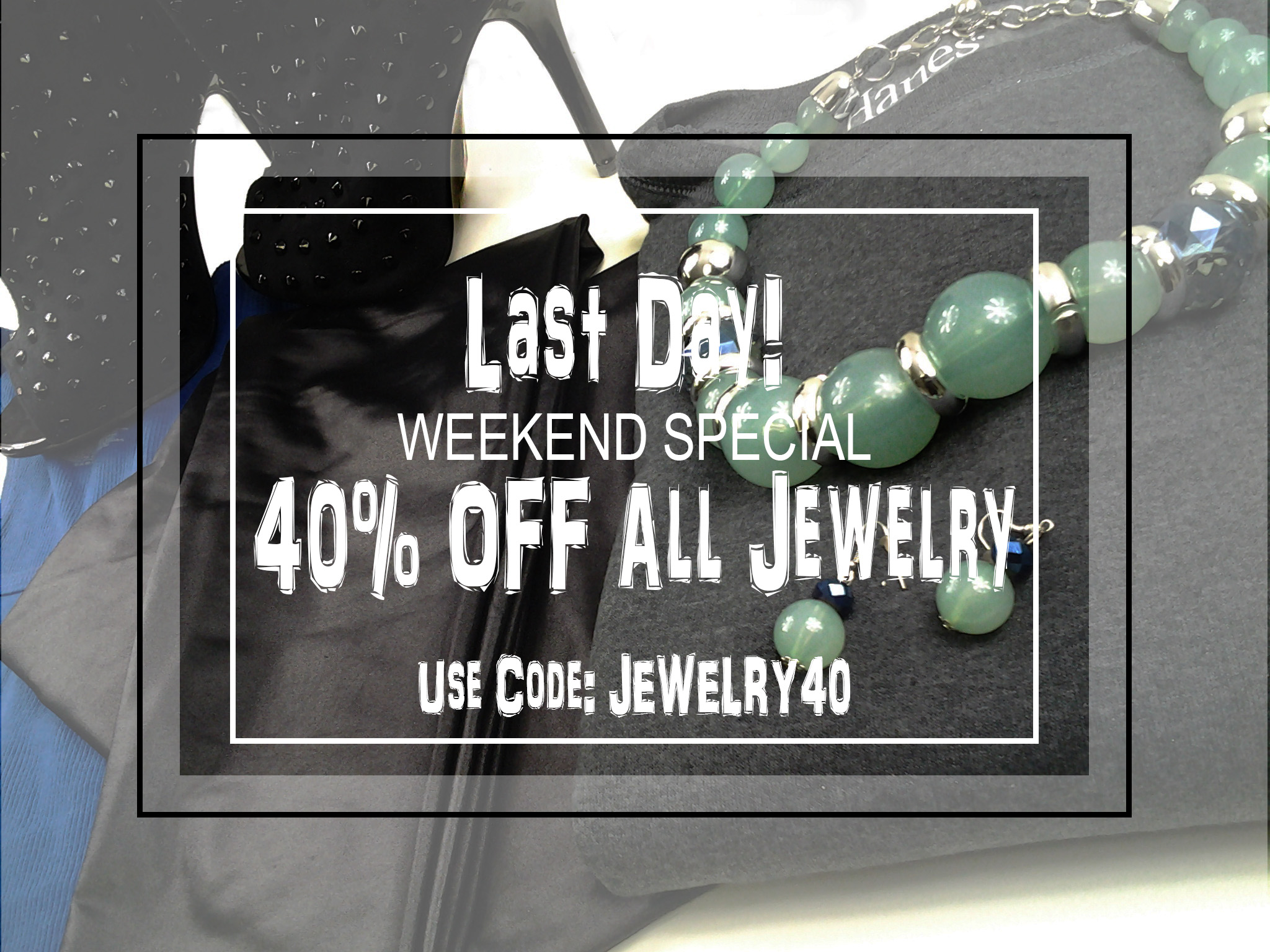 Last Day! 40% OFF all Jewelry + Free Shipping on $50